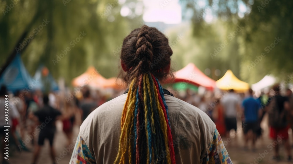 person participating in a community event or local festival. generative ai person participating in a community event or local festival. generative ai