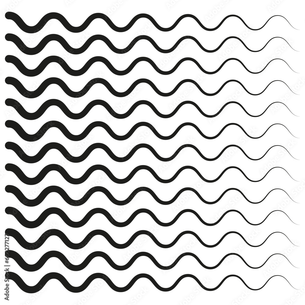 Black wavy lines background. Geometric simple print. Vector illustration. Black wavy lines background. Geometric simple print. Vector illustration.