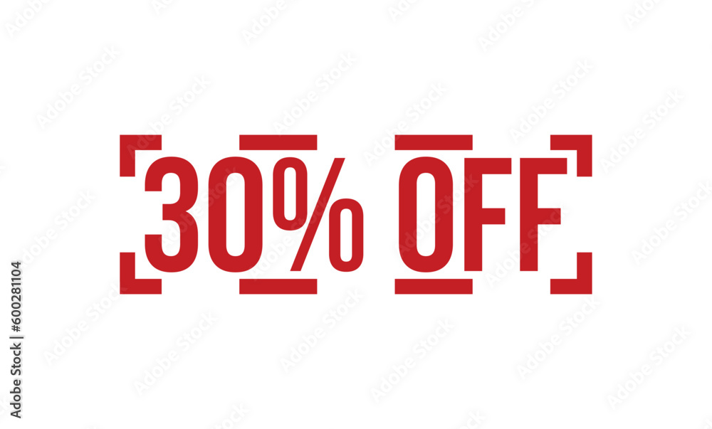 30% Off rubber stamp vector illustration on white background. 30% Off rubber stamp. 30% Off rubber stamp vector illustration on white background. 30% Off rubber stamp.