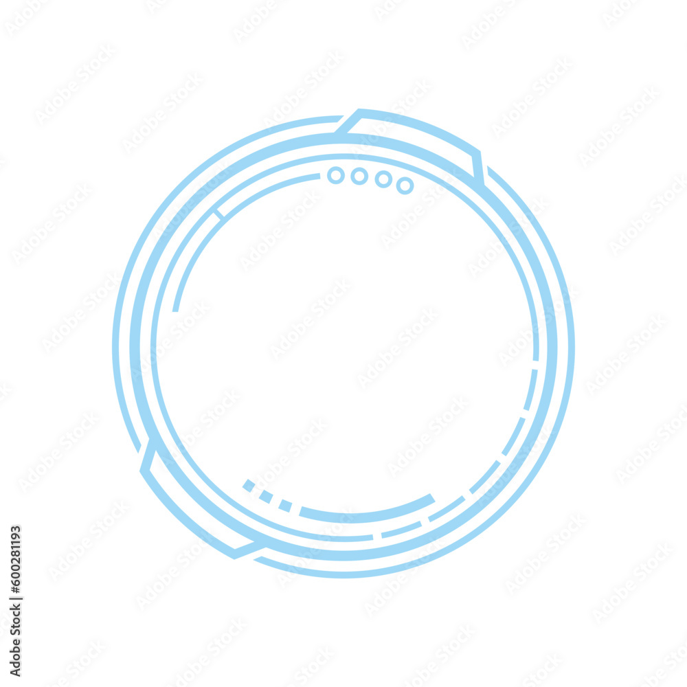 Circle Futuristic Frame Circle Futuristic Frame