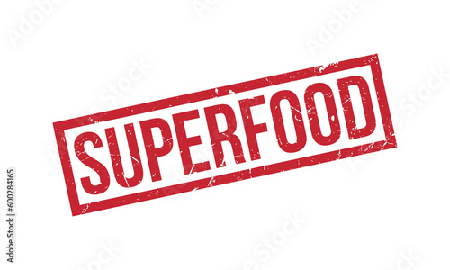 Superfood Rubber Stamp Seal Vector