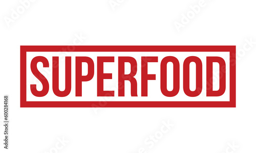 Superfood Rubber Stamp Seal Vector