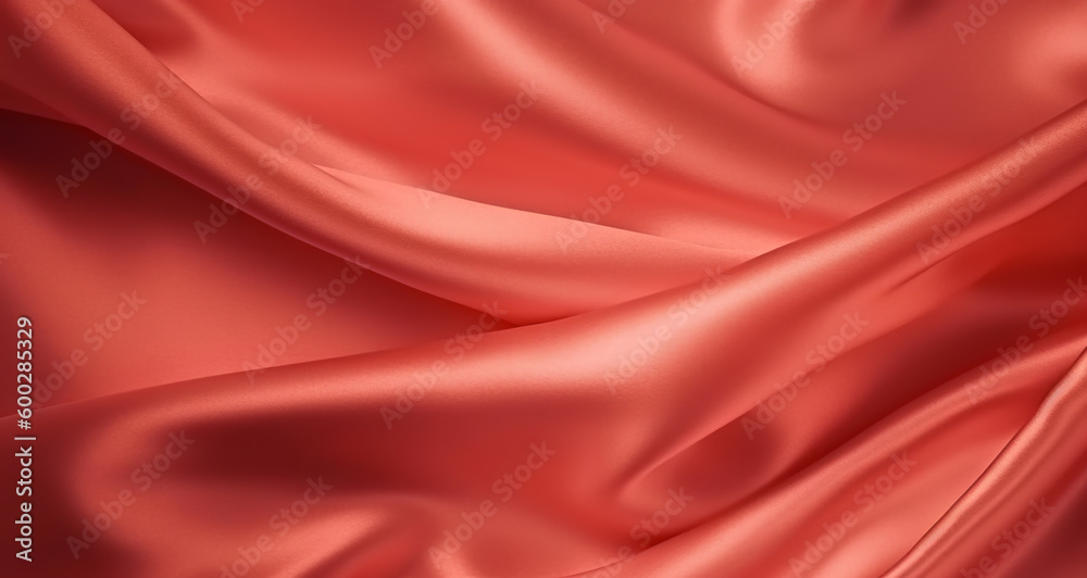 Obraz premium red peach silk background