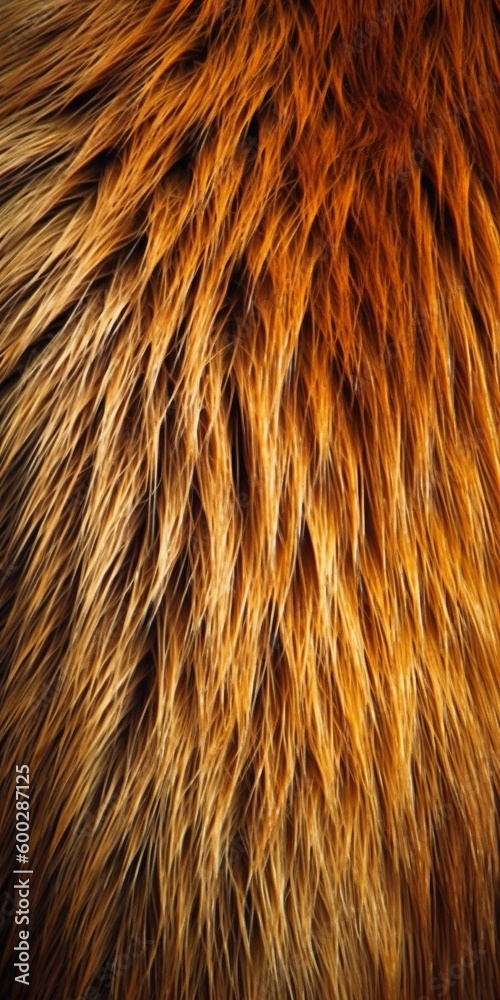 Fototapeta premium Capybara Fur Texture. Generative ai