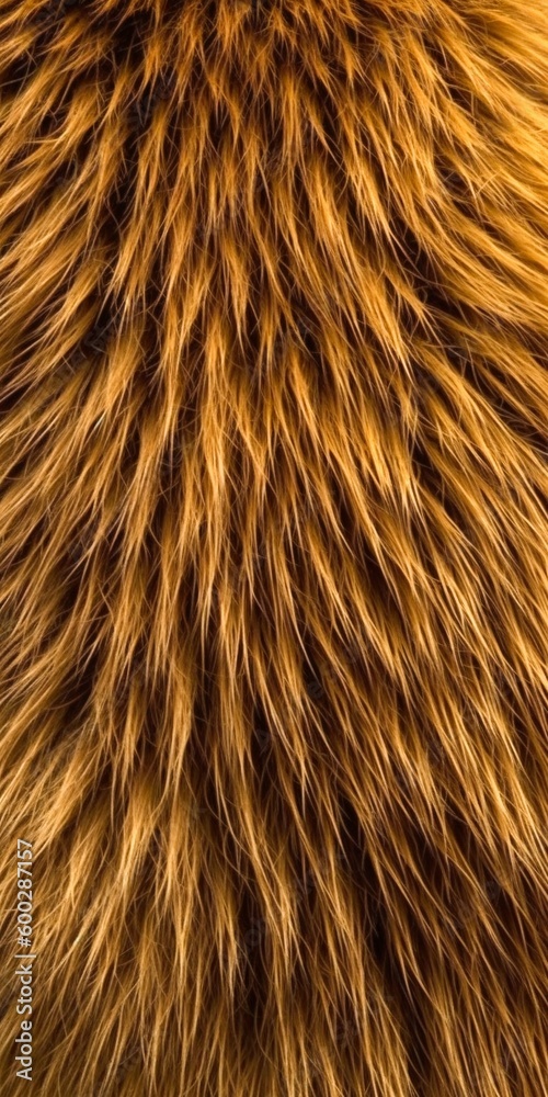 Fototapeta premium Capybara Fur Texture. Generative ai