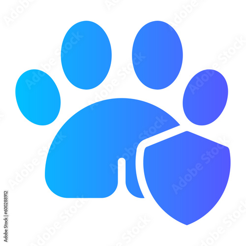 pet insurance gradient icon