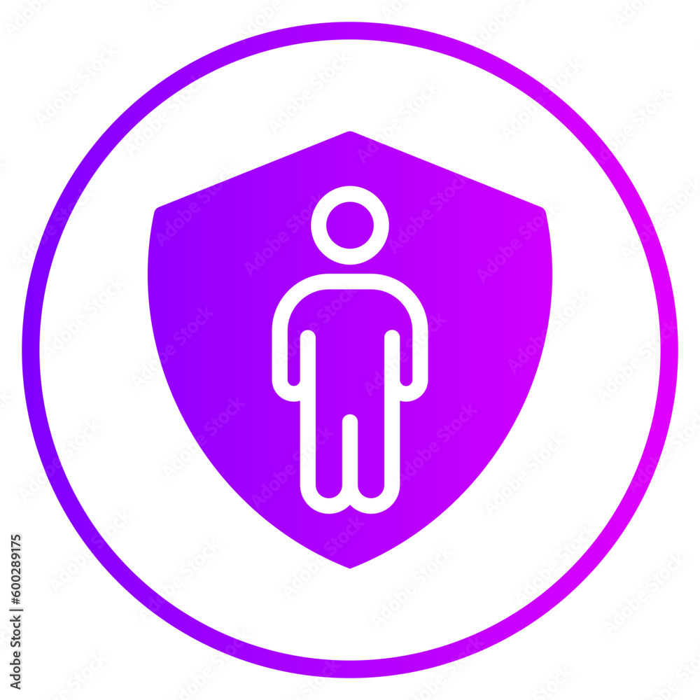 employee gradient icon