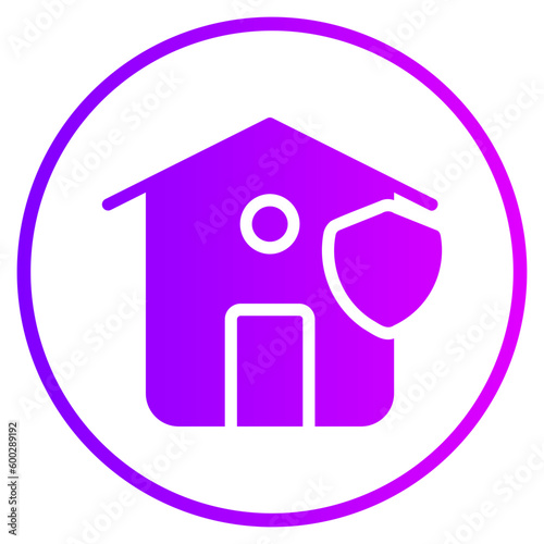home insurance gradient icon