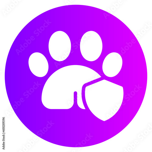 pet insurance gradient icon