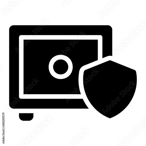 safebox glyph icon