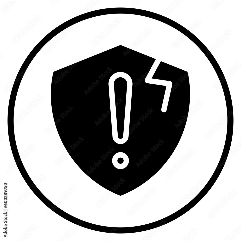 risk management glyph icon risk management glyph icon