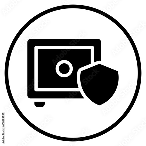 safebox glyph icon