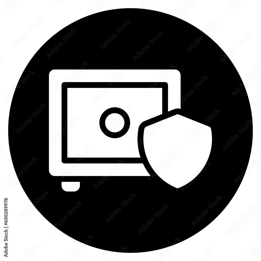 safebox glyph icon safebox glyph icon