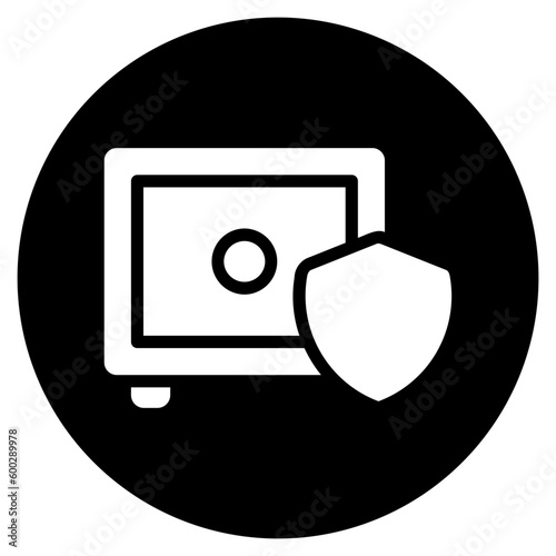 safebox glyph icon