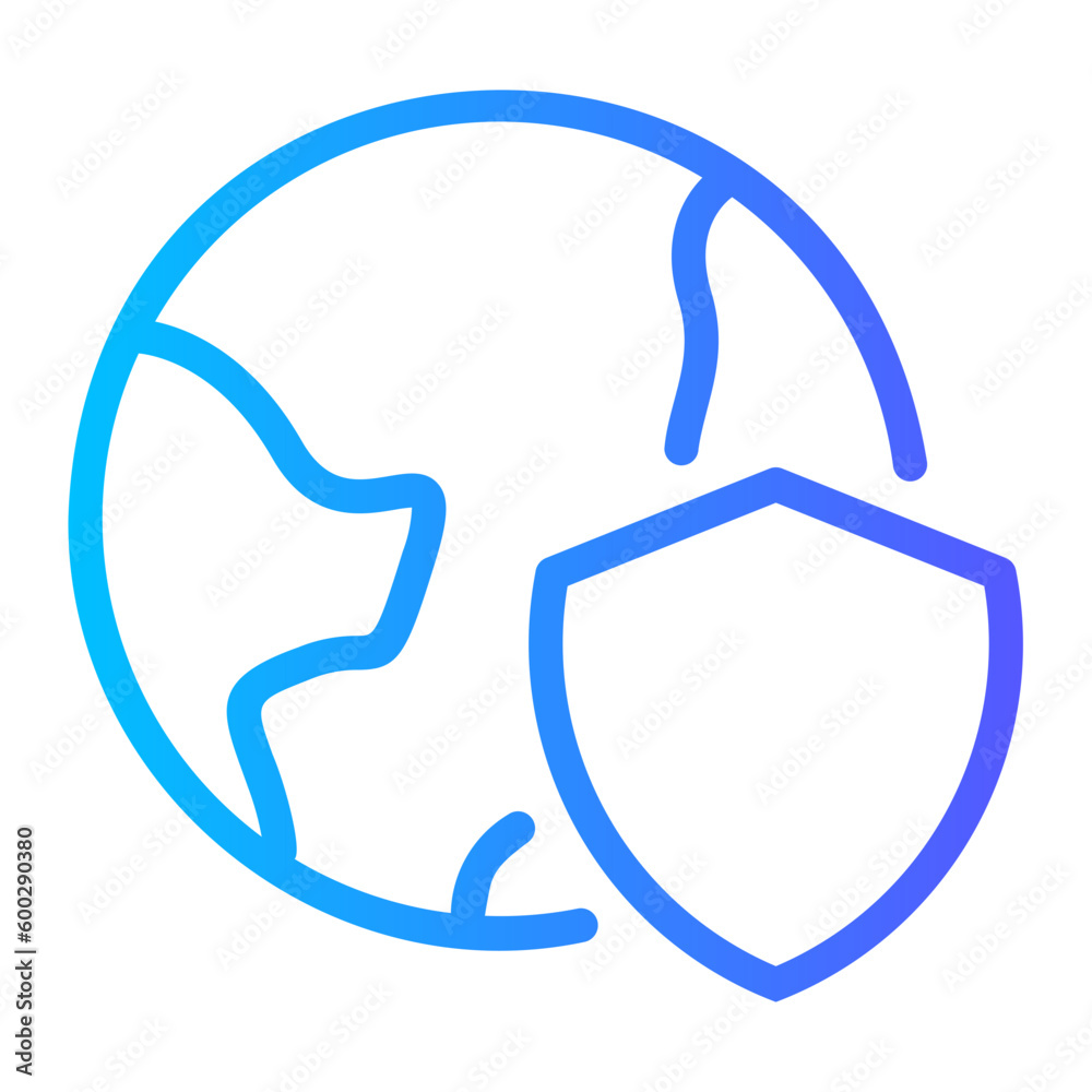 globe gradient icon globe gradient icon