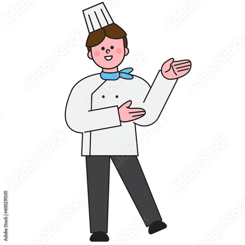 A pastry Chef Who makes desserts