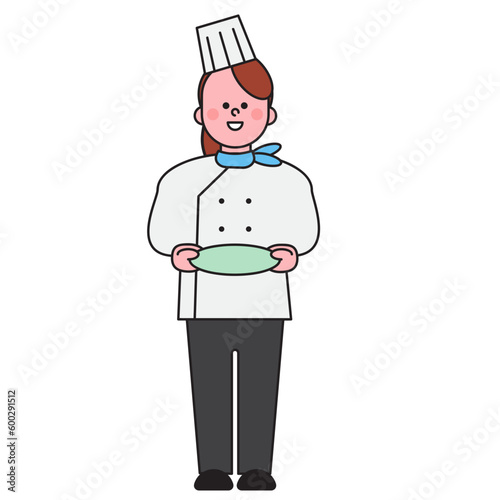 A pastry Chef Who makes desserts