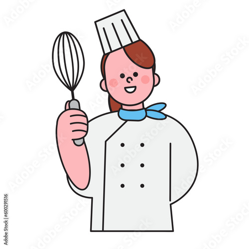 A pastry Chef Who makes desserts