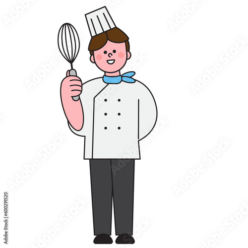 A pastry Chef Who makes desserts