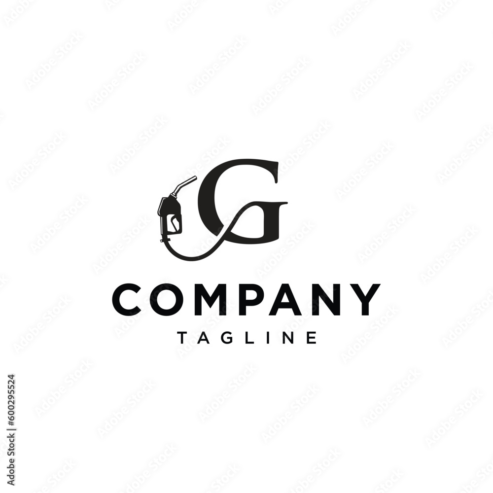 Letter G Gas station nozzle vector logo icon template.eps Letter G Gas station nozzle vector logo icon template.eps