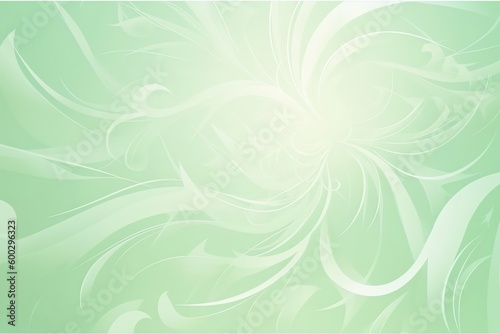 abstract green floral background