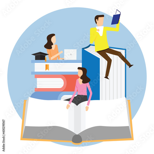 Students complete their studies by reading