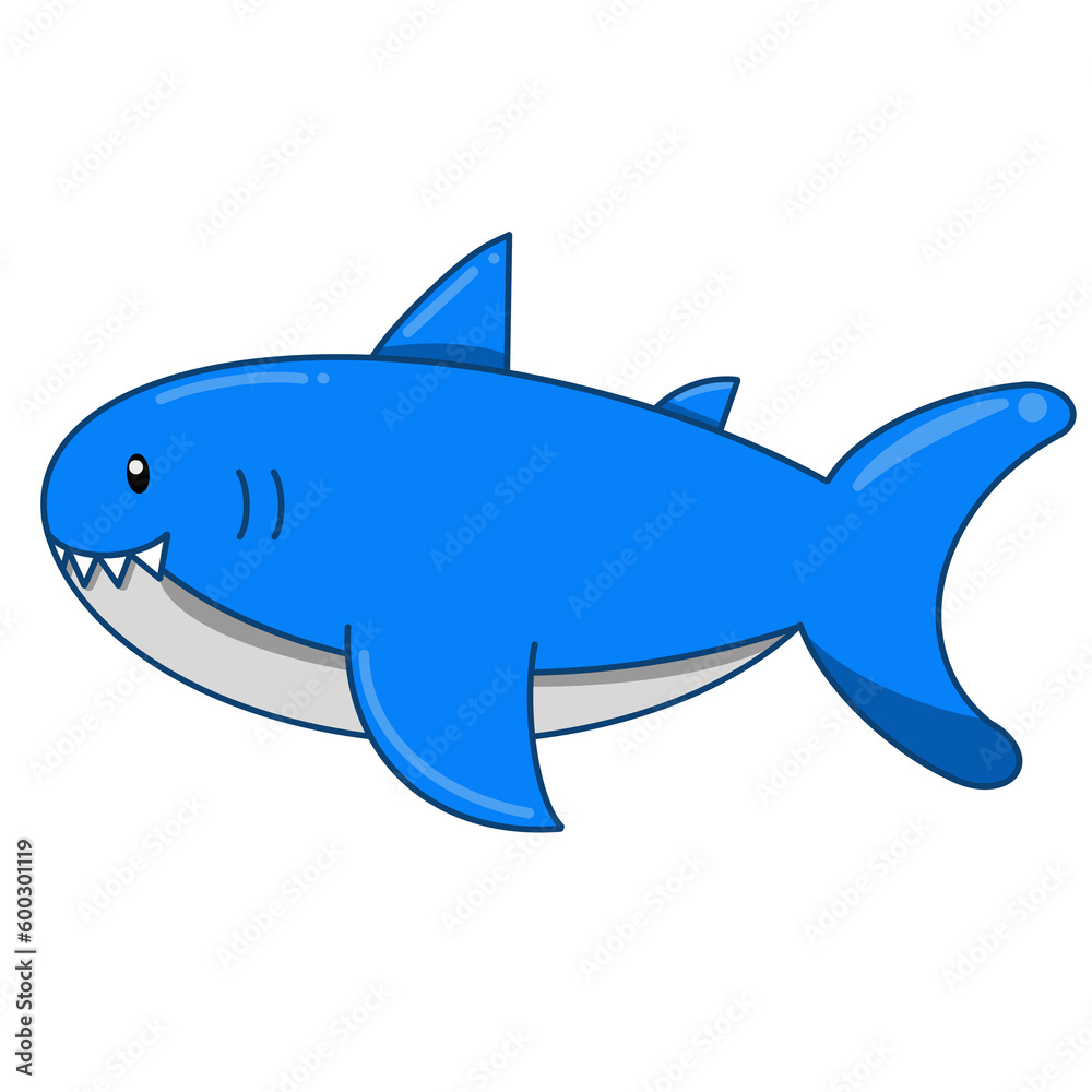 Animal sea cartoon cute premium character illustration for kids Animal sea cartoon cute premium character illustration for kids