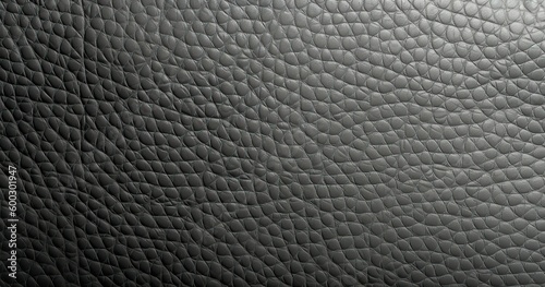 seamless black leather texture Background with texture of black leather black cow skin background photo