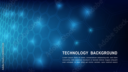 Abstract geometric background. Hexagons design. Illustration for Web Design, Poster, Brochure, Printing, Advertisement, etc.