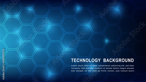 Abstract geometric background. Hexagons design. Illustration for Web Design, Poster, Brochure, Printing, Advertisement, etc.