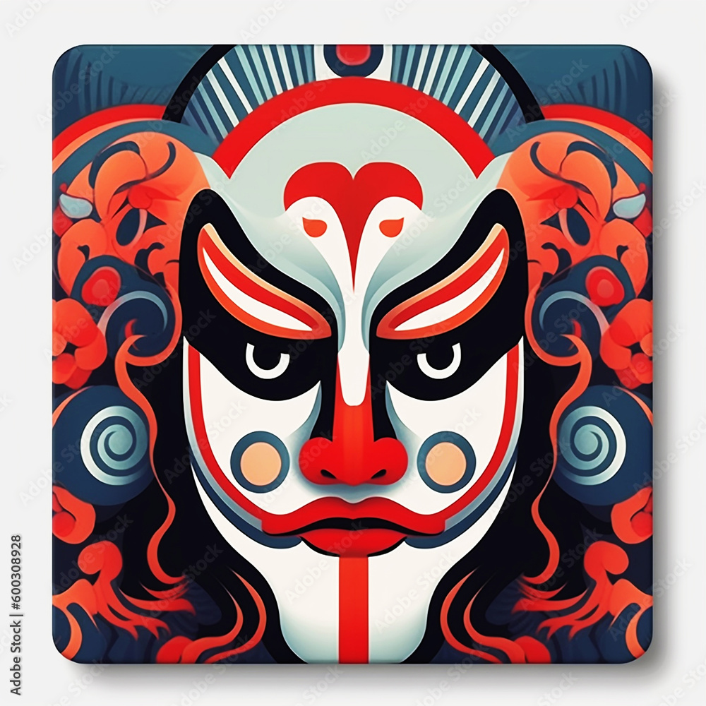 Traditional Chinese Art Peking Opera Face mask
