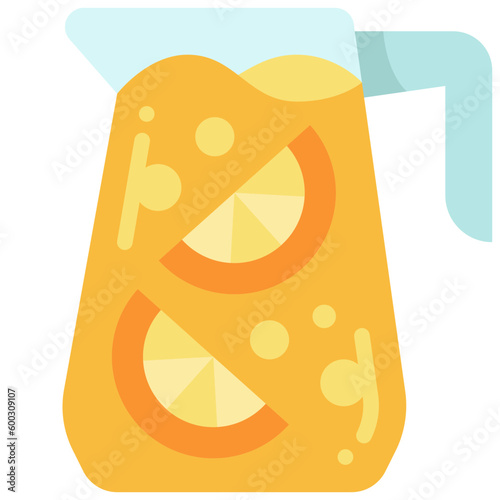 lemonade flat icon