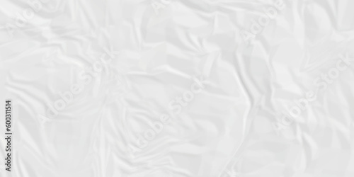 White crumpled paper texture crush paper so that it becomes creased and wrinkled. Old white crumpled paper sheet background texture