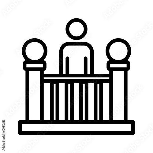 Black line icon for Reveal
