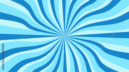 abstract blue sunburst pattern background for modern graphic design element. shining ray cartoon with colorful for website banner wallpaper and poster card decoration