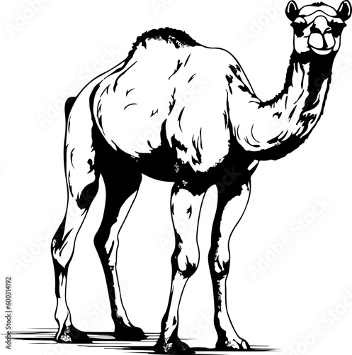 Camel sketch drawing