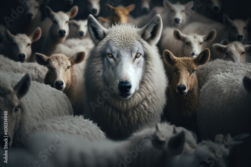 Wolf between sheeps, Generative AI
