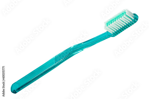 Blue tooth brush isolated on a white background