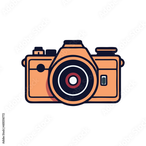 Camera icon vintage vector illustration