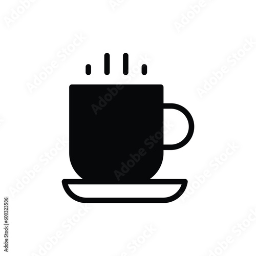 Hot Drinks icon vector stock.