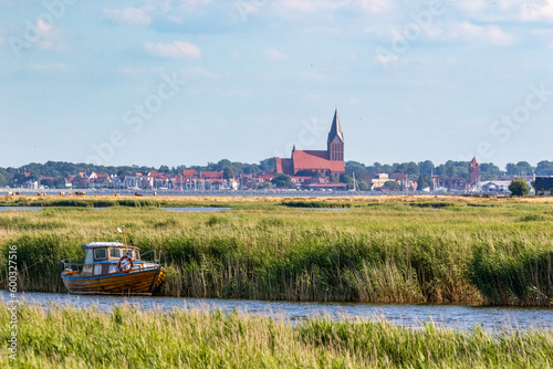 Blick von Zingst über den Bodden nach Barth.