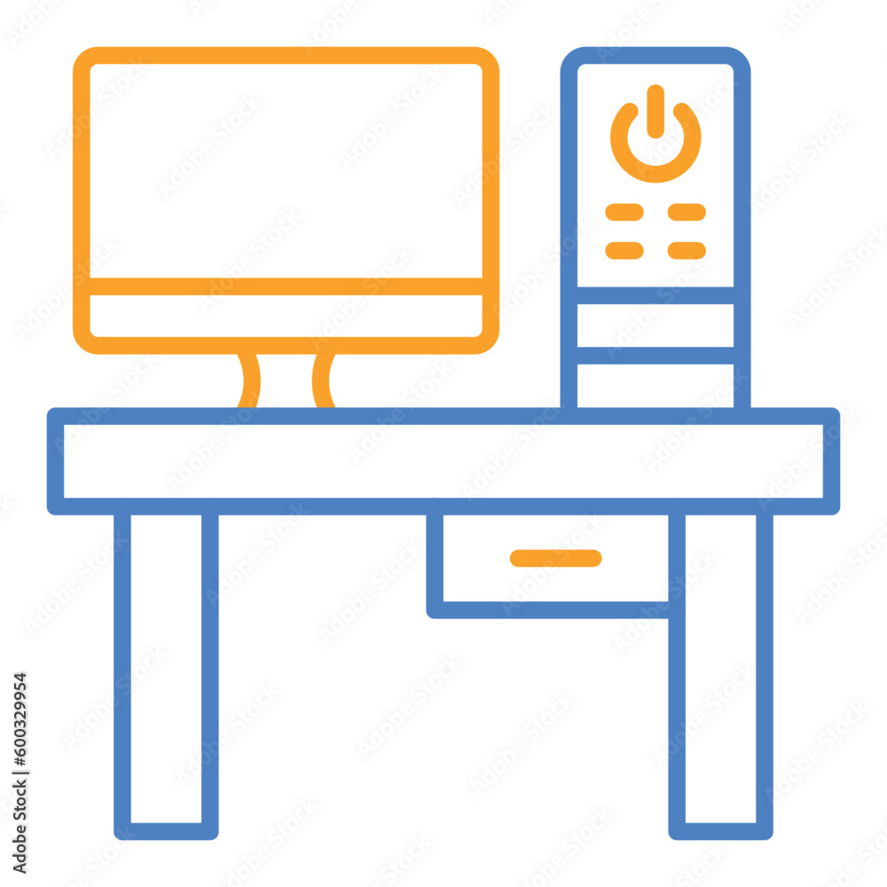 Fototapeta premium Workplace Icon