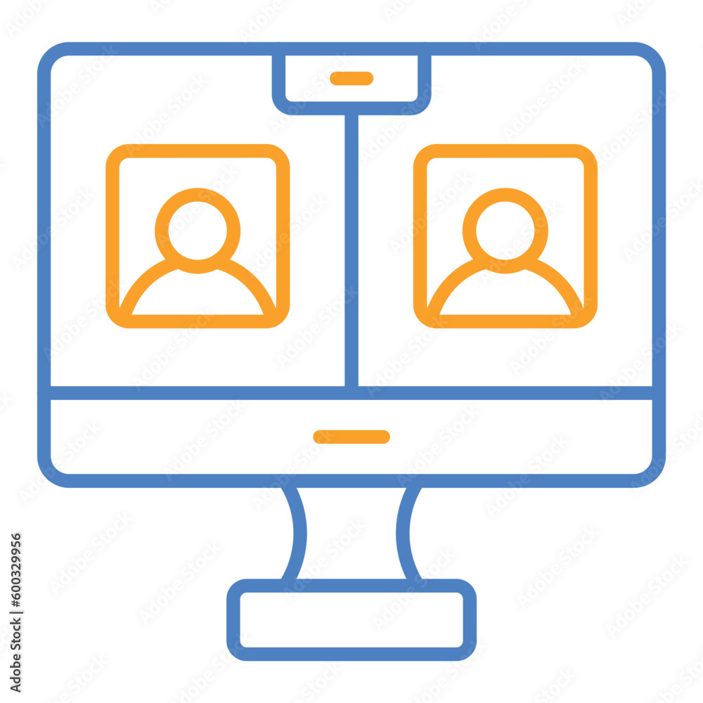 Online Meeting Icon Online Meeting Icon
