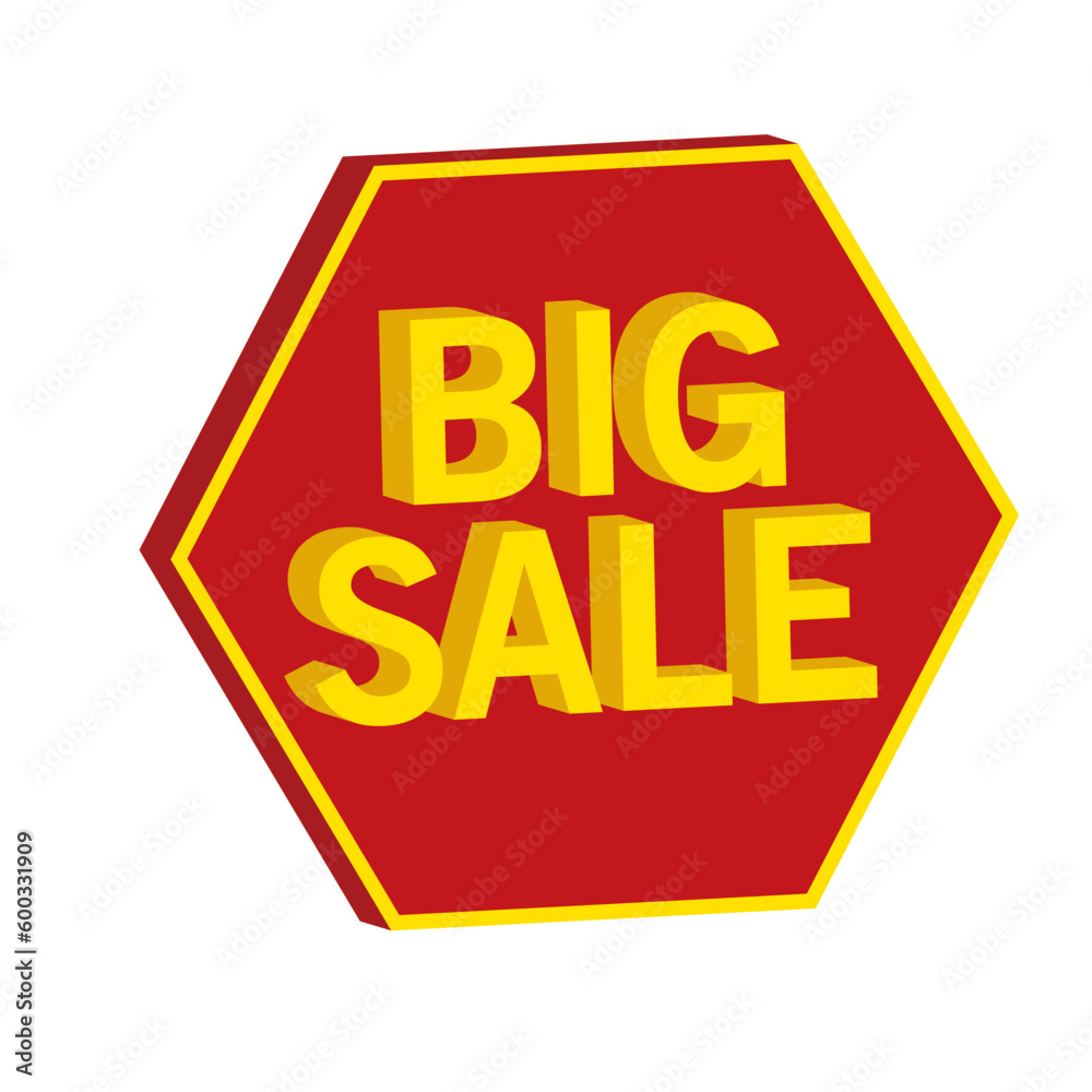 Obraz premium 3D Sale text