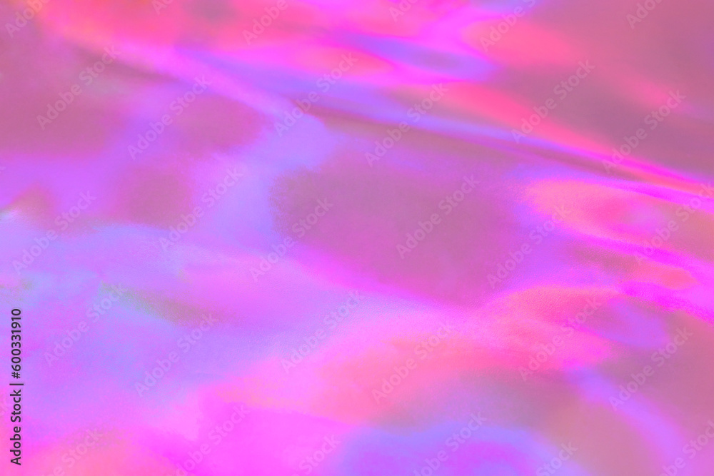 Blurred ethereal pastel neon pink, purple, blue, orange holographic ...