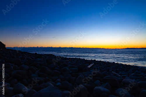 A sunset photography of the coast in Heda Shizuoka wide shot © tokyovisionaryroom