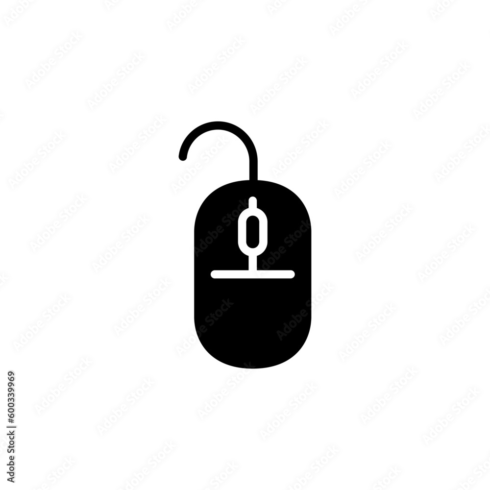 Mouse vector icon. PC illustration sign. computer symbol. device logo or mark. Mouse vector icon. PC illustration sign. computer symbol. device logo or mark.