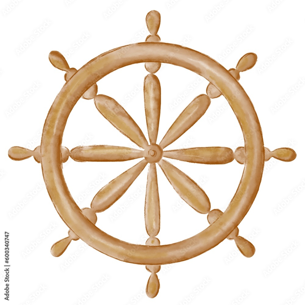 ship steering wheel digital illustration ship steering wheel digital illustration