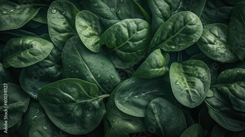 spinach banner background texture wallpaper © bazusa