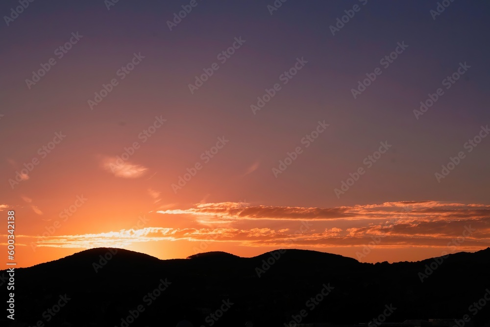 Sunset Hill Silhouette
